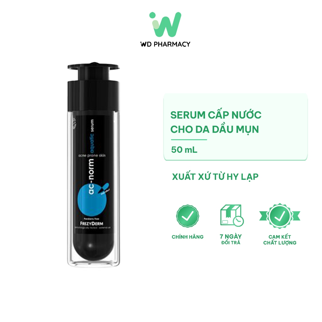 Serum cấp nước cho da dầu mụn Frezyderm Ac-Norm Aquatic Serum 50ml
