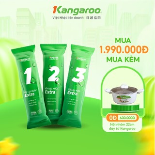 Combo bộ 3 lõi lọc thô Kangaroo số 1,2,3 dùng cho máy RO