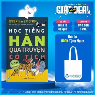Sách - Học Tiếng Hàn Qua Truyện Cổ Tích - Vanlangbooks