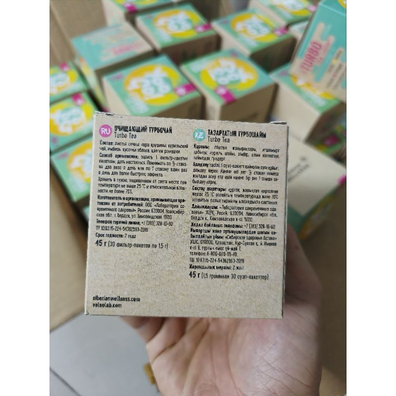 Trà body Yoogo Turbo Tea - Trà Body T Siberian Health chính hãng