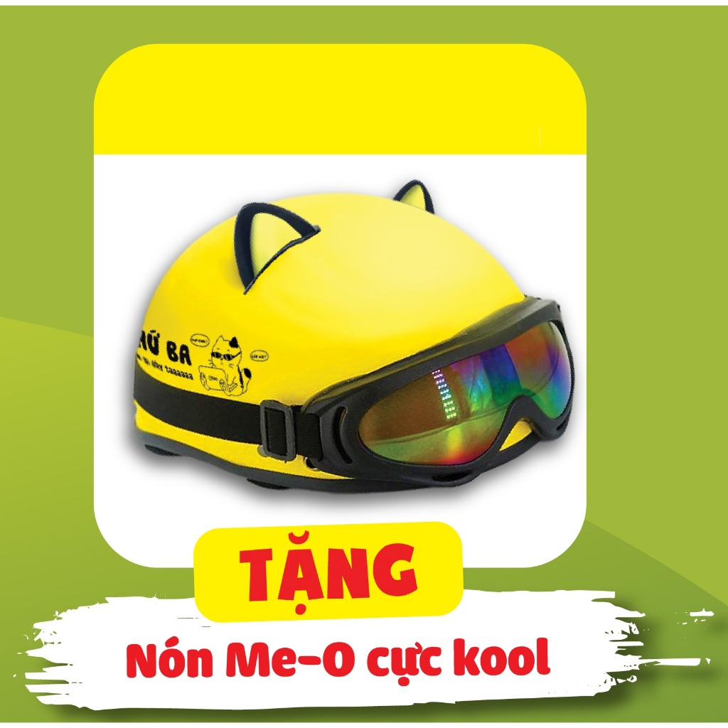 [QUÀ TẶNG KHÔNG BÁN] Mũ Bảo Hiểm Me-O