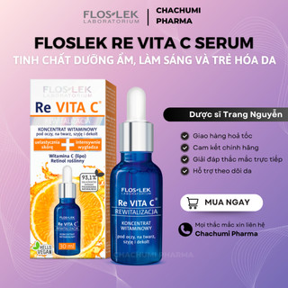 Tinh chất Re Vita C Floslek 30ml dưỡng ẩm làm sáng, giảm nhăn và trẻ hóa da