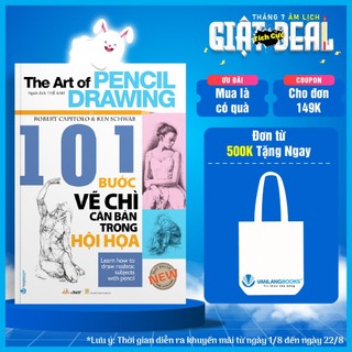 Sách vanlangbooks - 101 bước vẽ chì căn bản trong hội họa