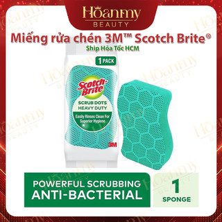 Miếng rửa chén hạt nổi siêu sạch 3m scotch brite chính hãng
