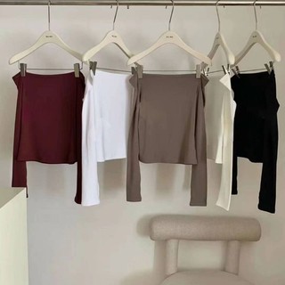 Áo thun trễ vai dài tay hàng qc WG.WE