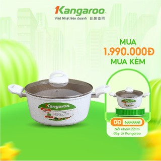 Nồi nhôm chống dính đáy từ size 22 Kangaroo KG995M