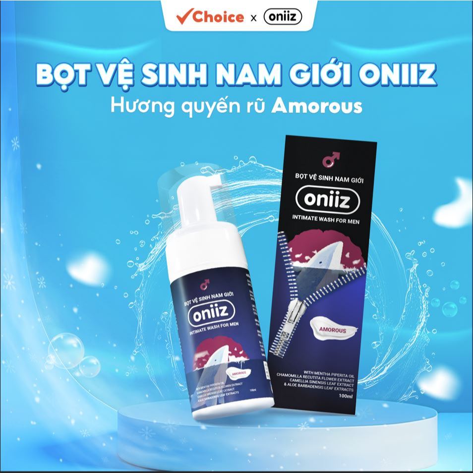 [Choice] Bọt vệ sinh nam giới Oniiz ES-114.6 dung dịch vệ sinh nam giới hương unisex Amorous 100ml
