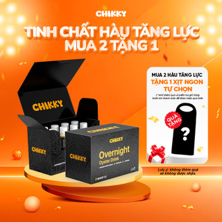 Tinh chất hàu tăng lực Chikky Overnight Oyster Drink 30ml x 8 lọ