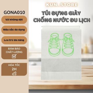 Túi Đựng Giày Dép GONA Bảo Vệ Giày Hoàn Hảo - Chống Bụi Bẩn, Ẩm Mốc, Dễ Dàng Mang Theo - GONA010