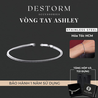 Vòng Tay Titan Destorm Ashley Bracelet, Lắc Tay Unisex Cho Nam Nữ Thép Không Gỉ , Có Hộp và Túi Đựng