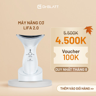 Máy nâng cơ mặt massage chống nhăn tăng sinh collagen trẻ hoá da DR GLATT LIFA 2.0