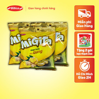 Combo 3 Kẹo Cứng Migita Gừng Bibica 70g