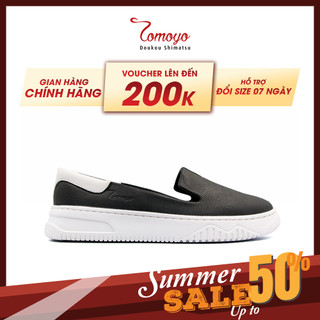 Giày sneaker nữ tomoyo da microfiber "siêu cá tính" tmw20501