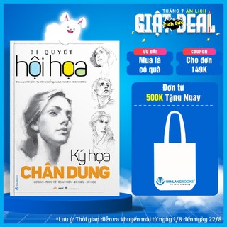 Sách vanlangbooks - bí quyết hội họa - ký họa chân dung