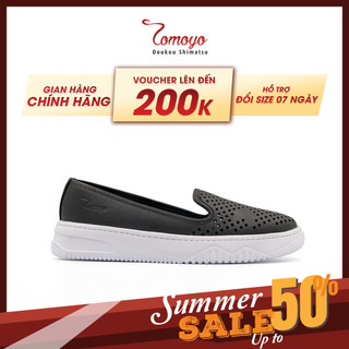 Giày sneaker nữ tomoyo da microfiber "siêu cá tính" tmw20901