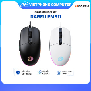 [FULL VAT] CHUỘT GAMING CÓ DÂY DAREU EM911