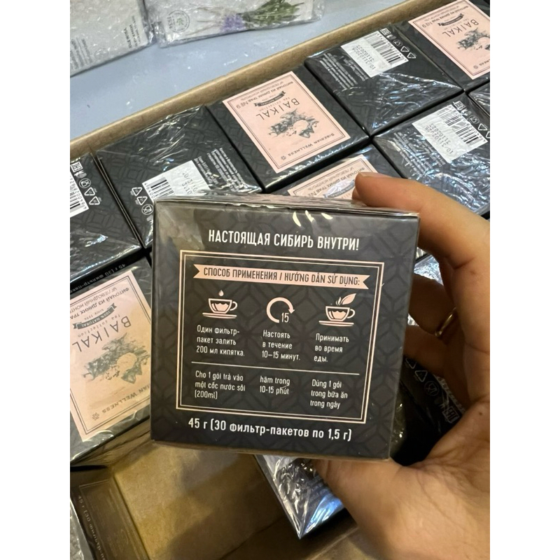 Trà tiểu đường N9 siberian Trà thảo mộc Baikal tea collection. Herbal tea