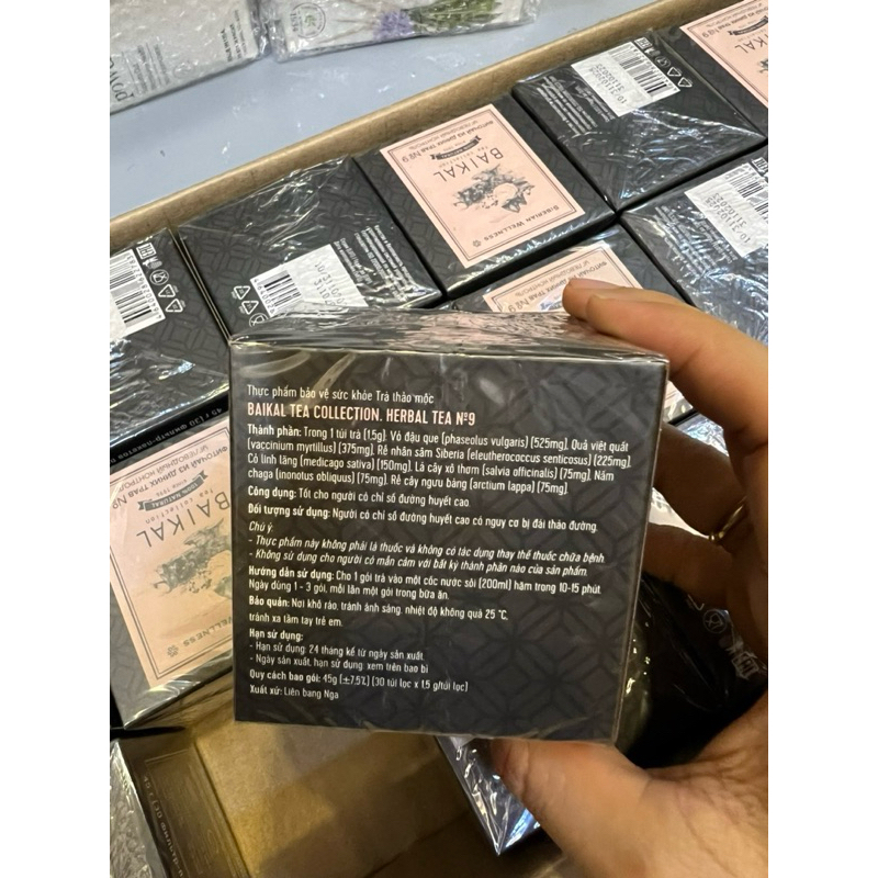 Trà tiểu đường N9 siberian Trà thảo mộc Baikal tea collection. Herbal tea