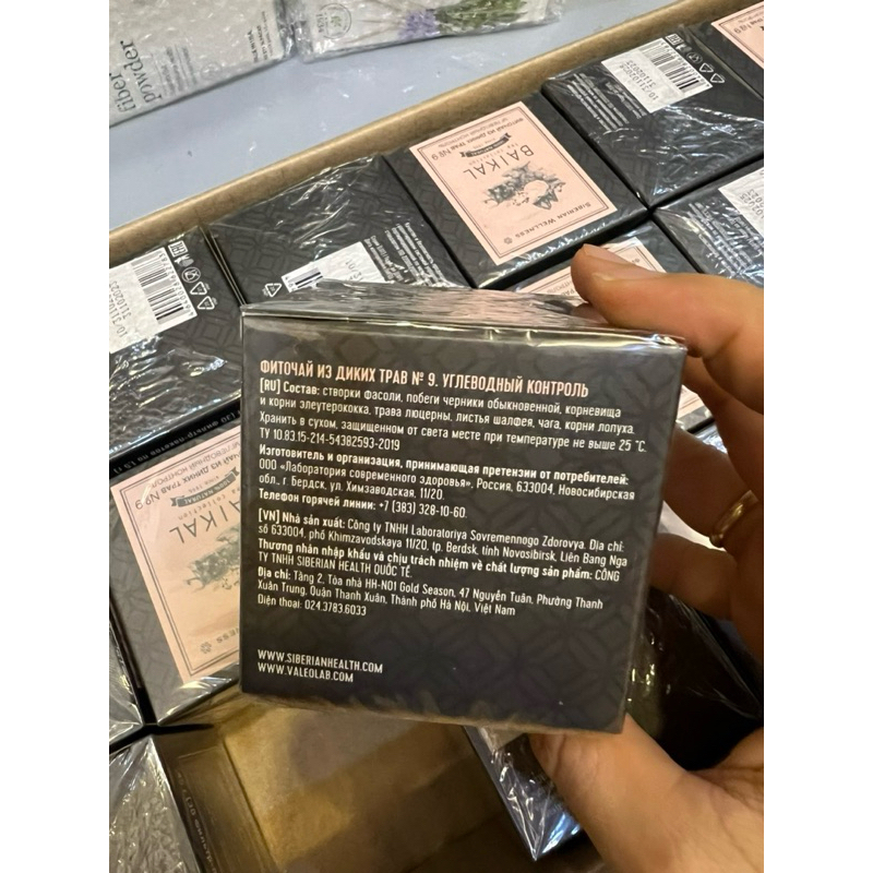 Trà tiểu đường N9 siberian Trà thảo mộc Baikal tea collection. Herbal tea