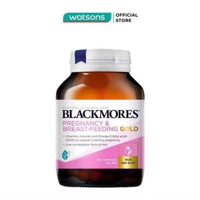 Thực Phẩm Bảo Vệ Sức Khỏe Blackmores Pregnancy & Breast-Feeding Gold 60 Viên