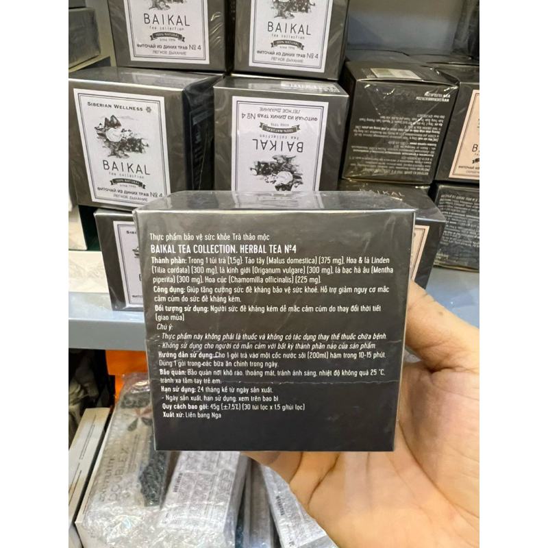Trà hô hấp N4 Siberian Baikal tea collection. Herbal tea