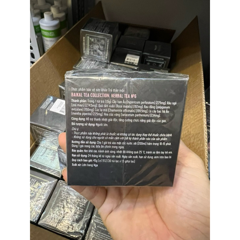 Trà giải độc gan N6 siberian Trà thảo mộc Baikal tea collection. Herbal tea №6