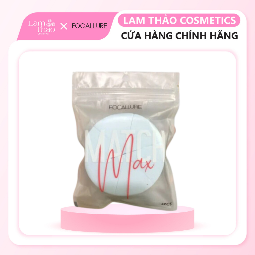 Bông Đánh Phấn Focallure Xanh Dương (Tròn)