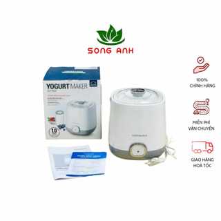 Máy làm sữa chua Lock&Lock EJY110SLV (1000ml) cốc nhựa cao cấp- Hàng chính hãng bảo hành 12 tháng