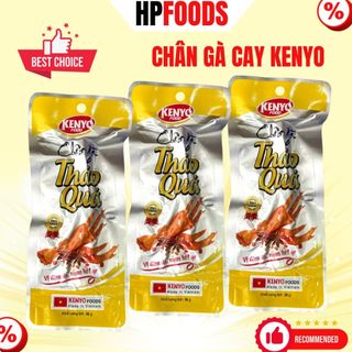Combo 10 cái chân gà cay vị Thảo Quả KenYo chân 35g-đồ ăn vặt chân gà cay vị tứ xuyên tương thơm thảo quả ăn liền