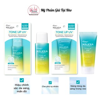 Sữa Chống Nắng Sunplay Hiệu Chỉnh Sắc Da Skin Aqua Tone Up UV Mint Green SPF50+ PA++++ 50G
