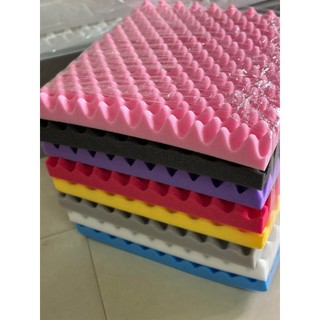 Combo 10 tấm mút hột gà tiêu âm, cách âm 50x50 3cm KHÔNG HÚT CHÂN KHÔNG