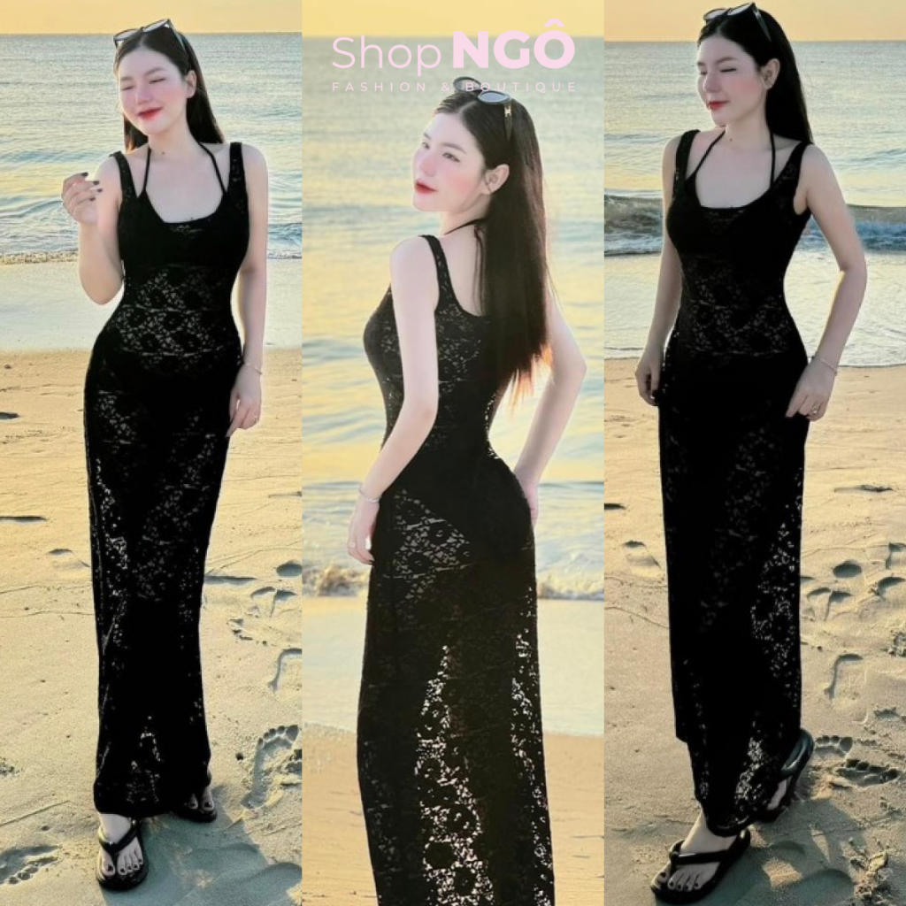 Set bikini - Set đầm bikini tôn dáng, quyến rũ, sexy cho nàng đi biển, set bikini chất tăm lanh kèm 