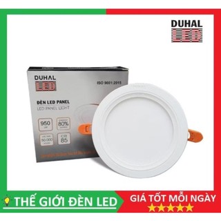 Đèn led siêu mỏng duhal tròn 7w,9w,12w,15w,18w chính hãng bh 12 tháng