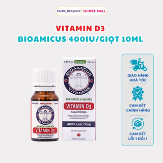 Vitamin d3 bioamicus 400iu/giọt 10ml