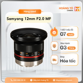 Ống kính Samyang 12mm F2.0 NCS CS MF cũ khá đẹp (For Sony/Fujifilm)