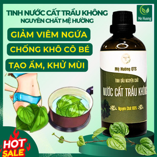 Nước Cất Trầu Không nguyên chất nhà nấu cho mẹ và bé sơ sinh dung dịch vệ sinh phụ nữ, rôm sảy 100ml