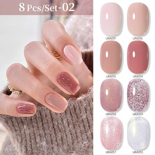 UR SUGAR 6 Màu Gel Sơn Móng Tay Set 15ML Sơn Móng Tay Nước Sơn Móng Tay Sơn Gel Thạch