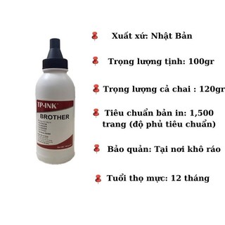 Mực đổ siêu đậm dùng cho máy in brother 2240/2385/2321/2701...