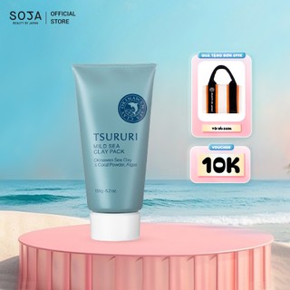 [HSD 12/2025] Mặt Nạ Bùn Biển Tsururi Mild Sea Clay Pack 150G