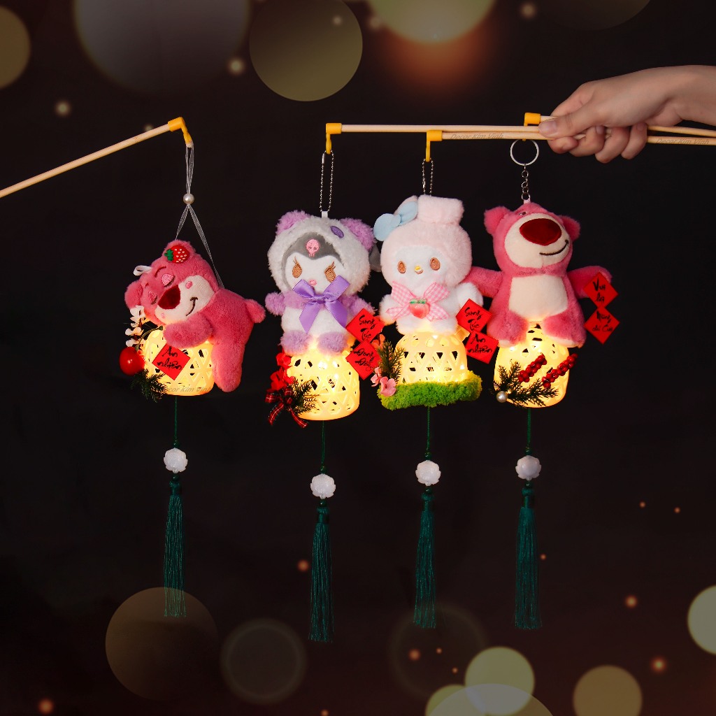 Lồng Đèn Trung Thu Thú Bông TT08 Có Đèn Cho Bé Vui Trung Thu