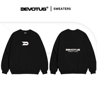Áo Sweater Devotus Nỉ Chân Cua Cotton 350gsm Unisex Local Brand Fullbox - Thêu logo