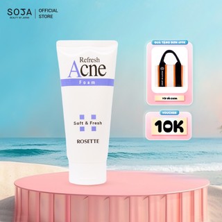 [HSD 08/2025] Sữa Rửa Mặt Tạo Bọt Rosette Ngăn Ngừa Và Giảm Mụn Trứng Cá Acne Refresh Foam 120G