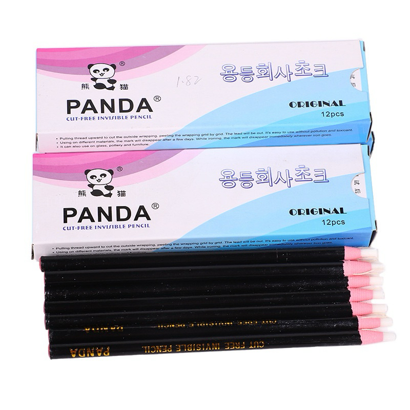 Hộp 12 cây Bút sáp bay dạng chì xé panda ủi tự bay