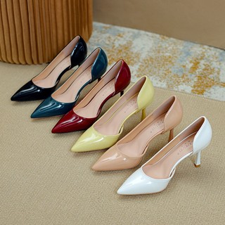 Da bóng và da lì Giày size nhỏ khoét thành 31 32 33 34 - A05