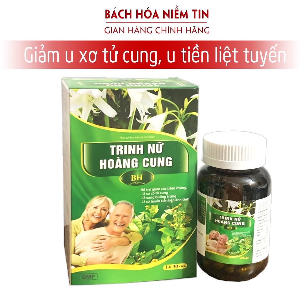 Viên uống Trinh Nữ Hoàng cung thành phần thảo dược - Giảm sự hình thành U Nang Buồng Trứng- U Xơ Tủ Cung Ở Nữ