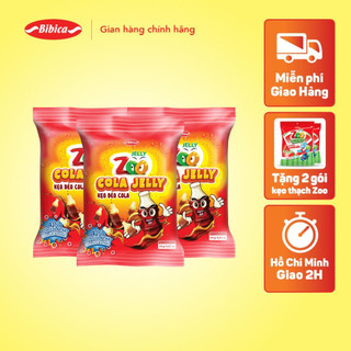 Combo 3 Kẹo Dẻo Zoo Cola Bibica 24g
