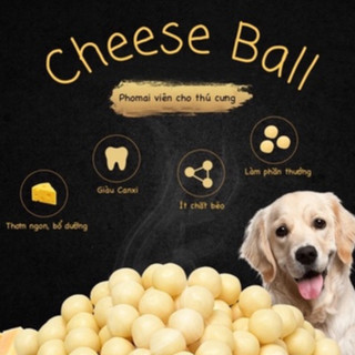 1 viên Cheese Ball - Phomai Viên Cao Cấp Cho Thú Cưng 🧀