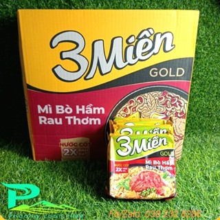 Mì Ba Miền Gold thùng 30 gói x 75g.(Chua Cay KHÔNG kèm khuyến mại)