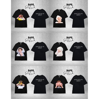 [PART 1] ÁO THUN ADLV FORM RỘNG NAM NỮ UNISEX VẢI COTTON HAI CHIỀU CAO CẤP LOẠI 1 - BAPE PHẾCH