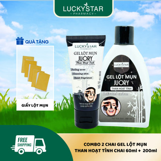 Gel Lột Mụn Than Hoạt Tính Lucky Star 60ml/200ml